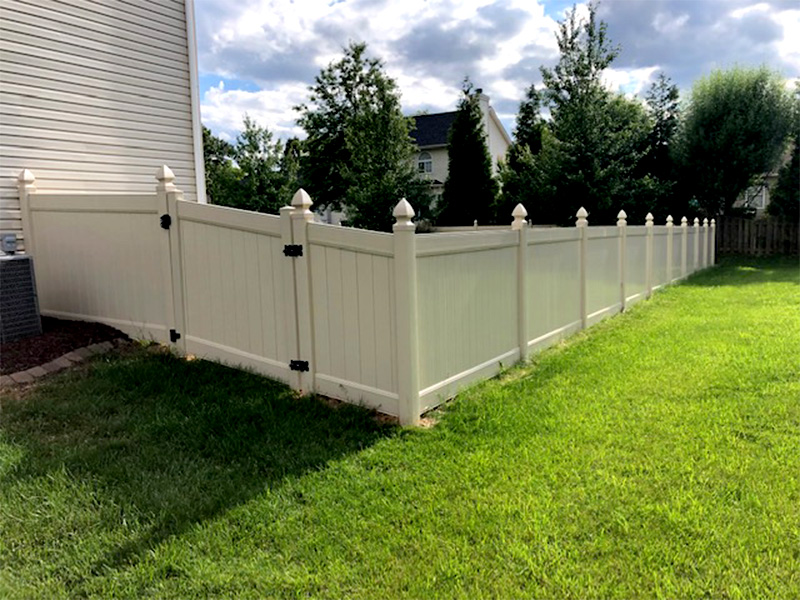 Privacy fence around yard