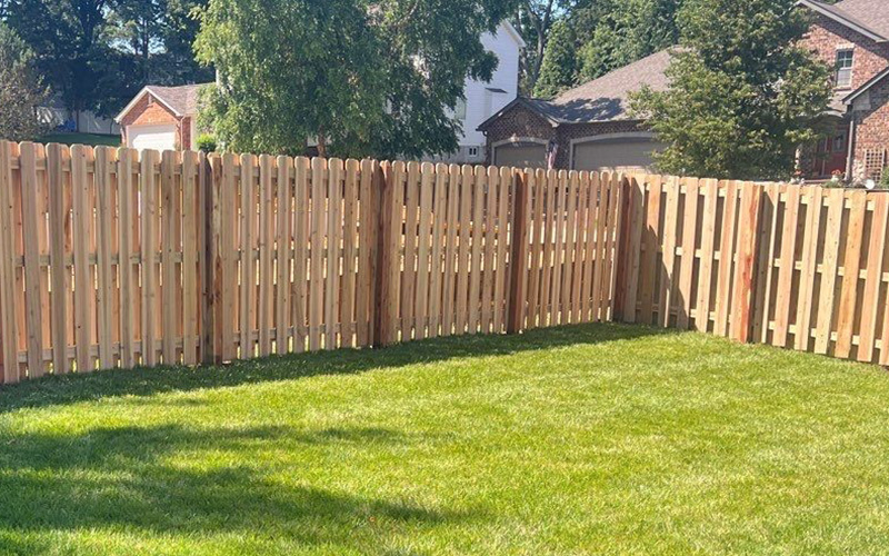 Shadow box fence