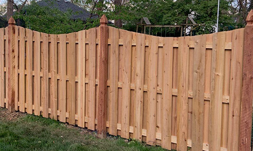 Shadow box fence